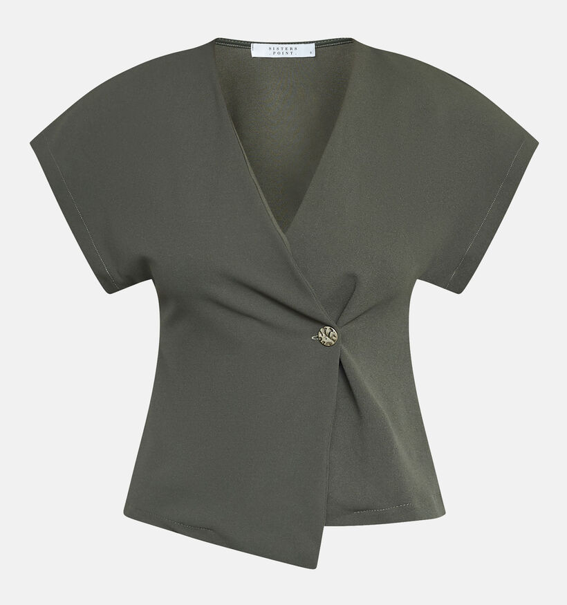Sisters Point Gevela Blouse en Vert pour femmes (371955)