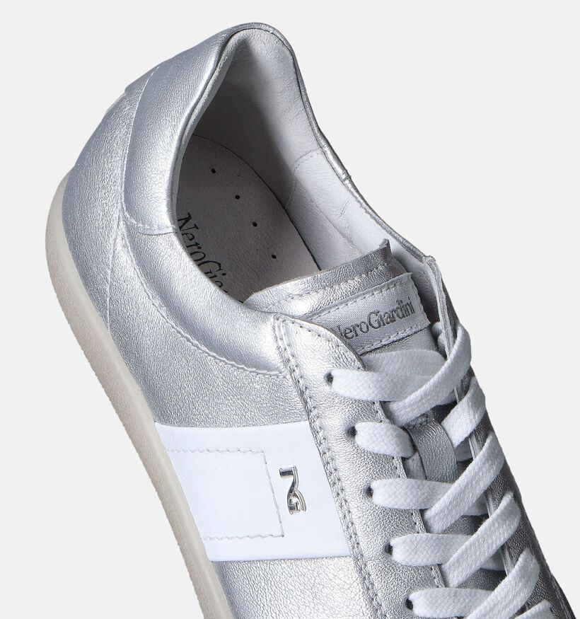 NeroGiardini Baskets casual en Argent pour femmes (351942) - pour semelles orthopédiques