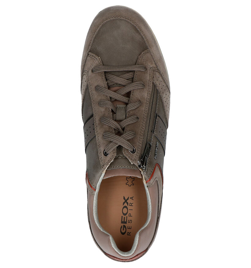 Geox Renan Chaussures à Lacets en Bleu en cuir (266681)