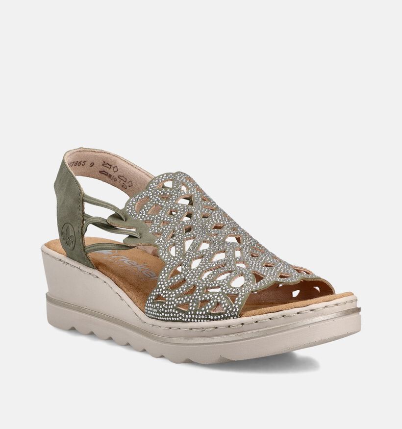 Rieker Kaki Sandalen voor dames (370416)