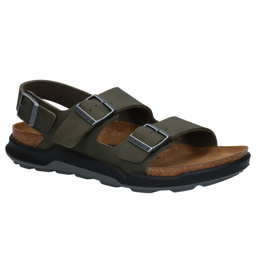 Birkenstock Milano Sandales en Marron pour hommes (337877)