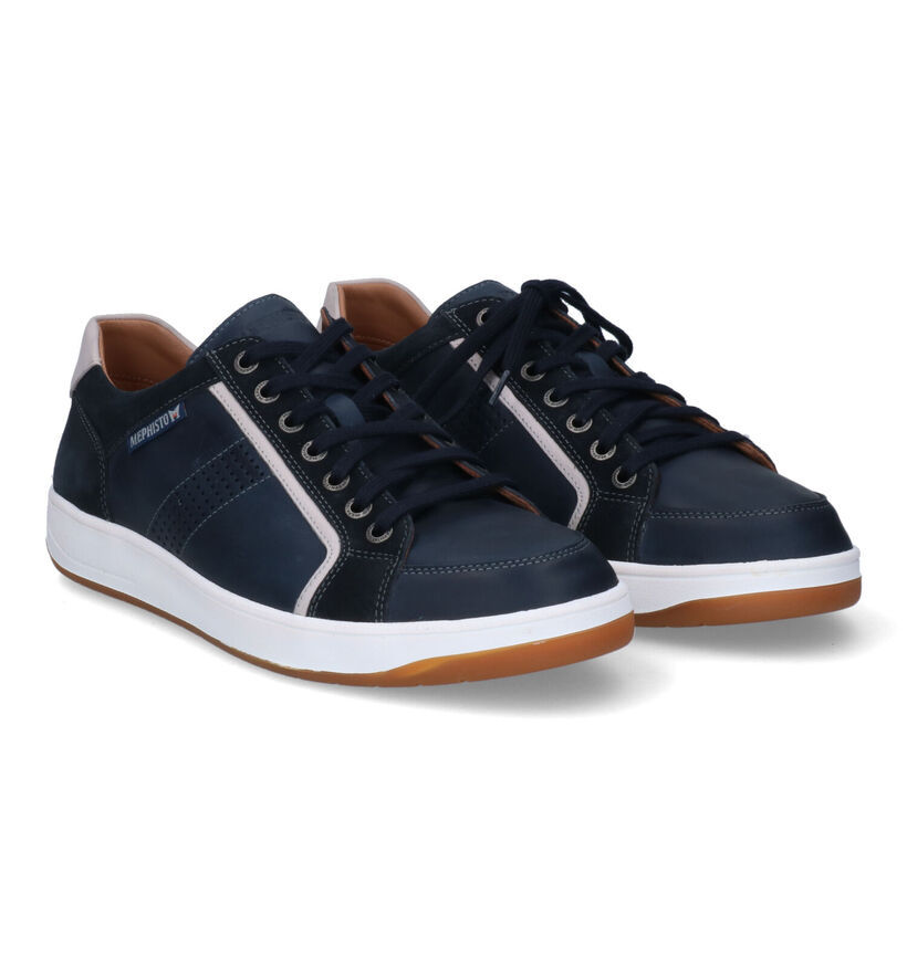 Mephisto Harrison Grizzly Chaussures à lacets en Bleu (307315)