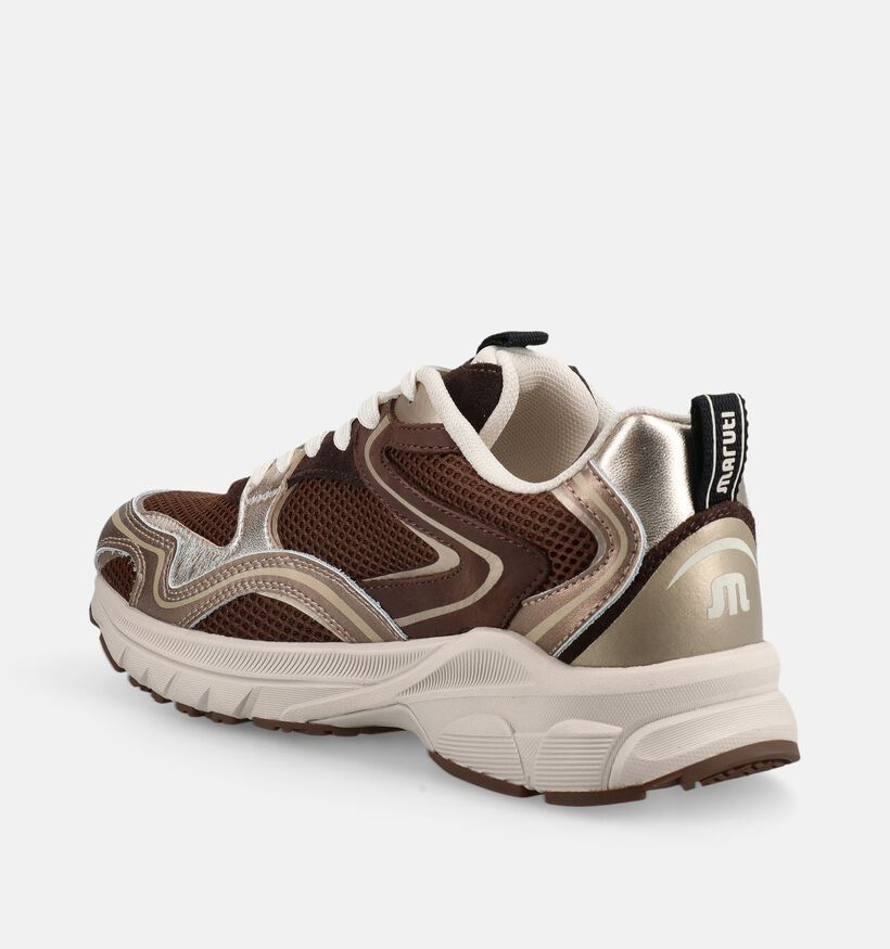 Maruti Novi Bruine Sneakers voor dames (377139) - geschikt voor steunzolen