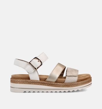 Remonte Sandales Blanc/Or