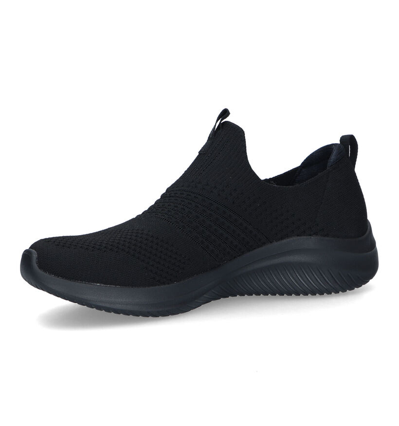 Skechers Ultra Flex 3.0 Classy Charm Zwarte Slip-on Sneakers voor dames (326252) - geschikt voor steunzolen