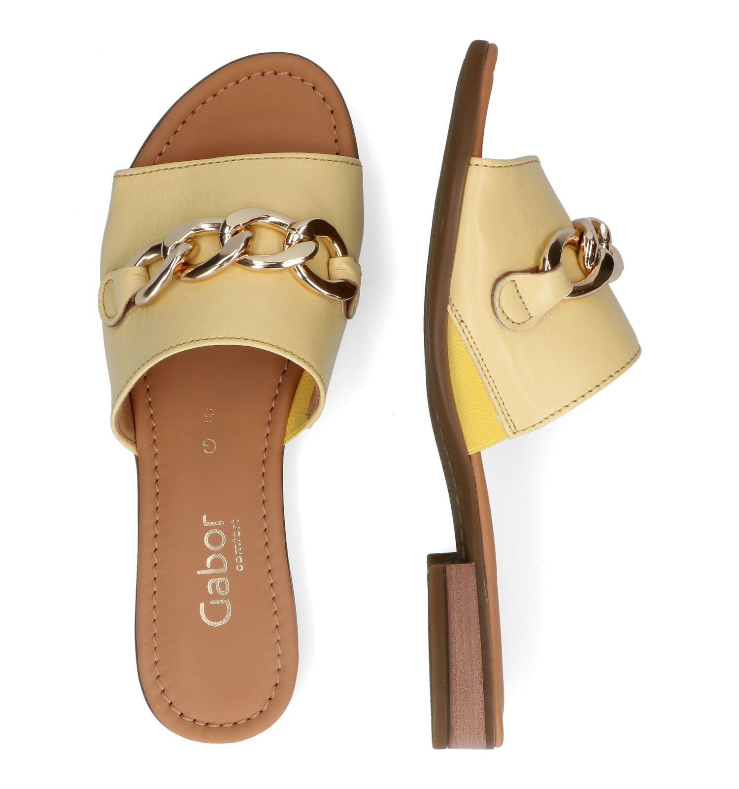Gabor Gele Muiltjes Dames Slippers Online op TORFS.BE