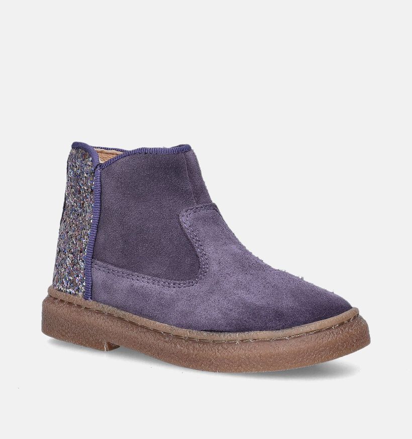 Pom d'Api Trix Back Paarse Babyschoenen voor meisjes (346697)