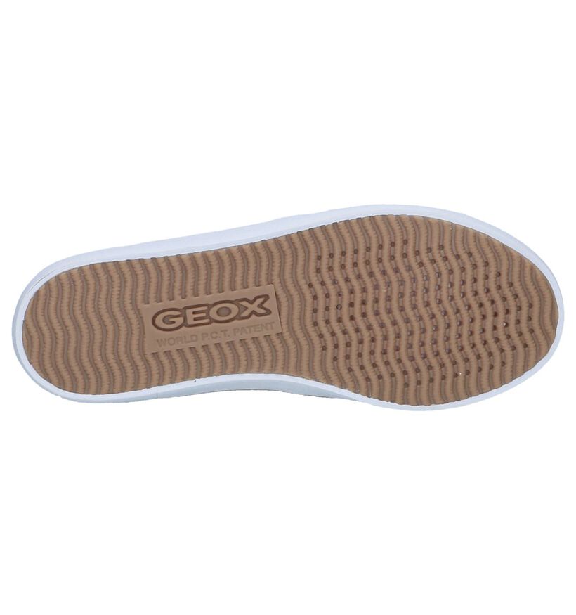 Geox Chaussures slip-on en Beige en textile (237984)