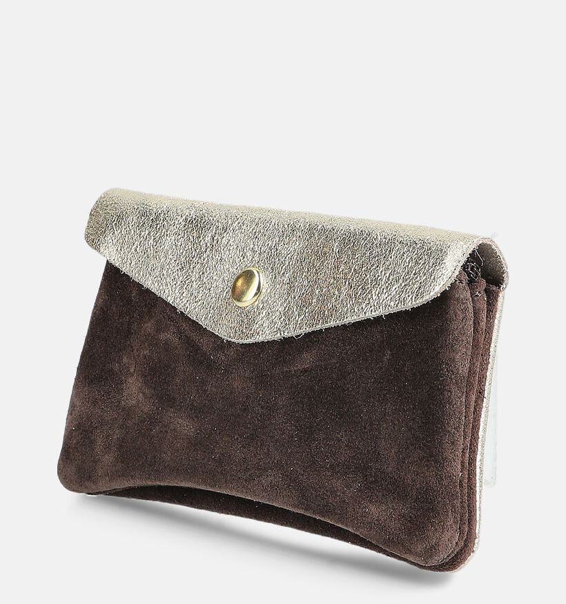 Via Limone Donkerbruine Geldbeugel voor dames (385033)