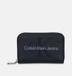 Calvin Klein Sculpted Zwarte Ritsportemonnee voor dames (329113)