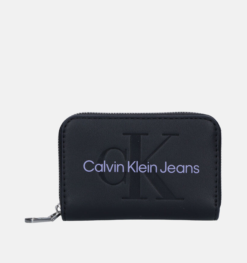 Calvin Klein Sculpted Zwarte Ritsportemonnee voor dames (329113)