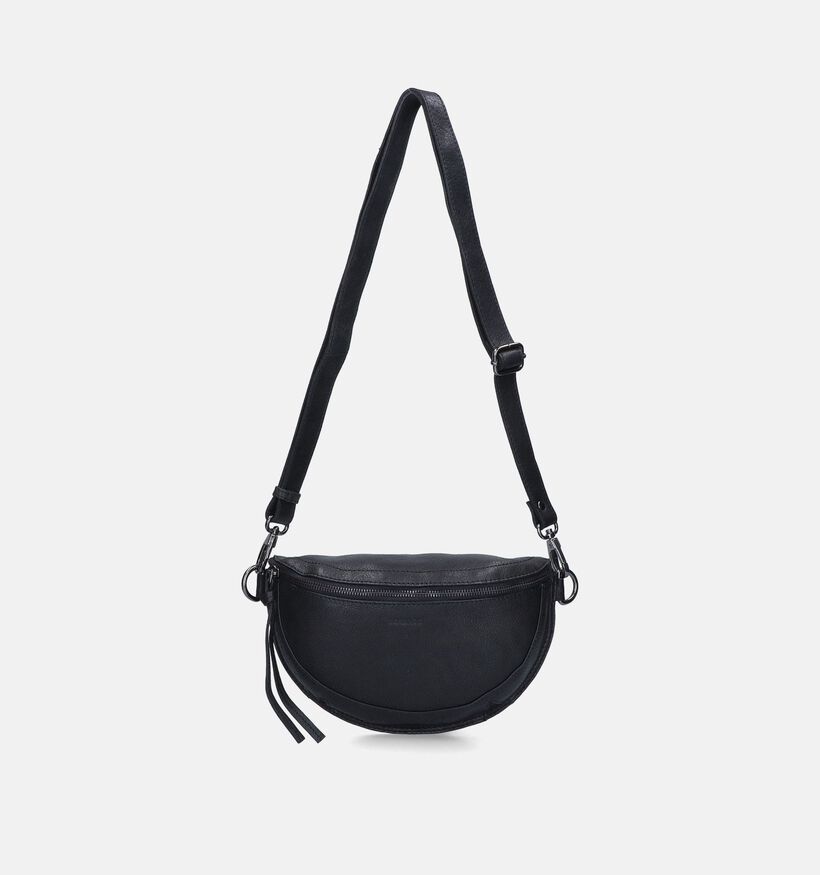Euro-Leather Sacs banane en Noir pour femmes (365207)