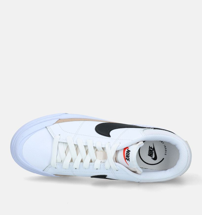 Nike Court Legacy Lift Baskets en Blanc pour femmes (332420)