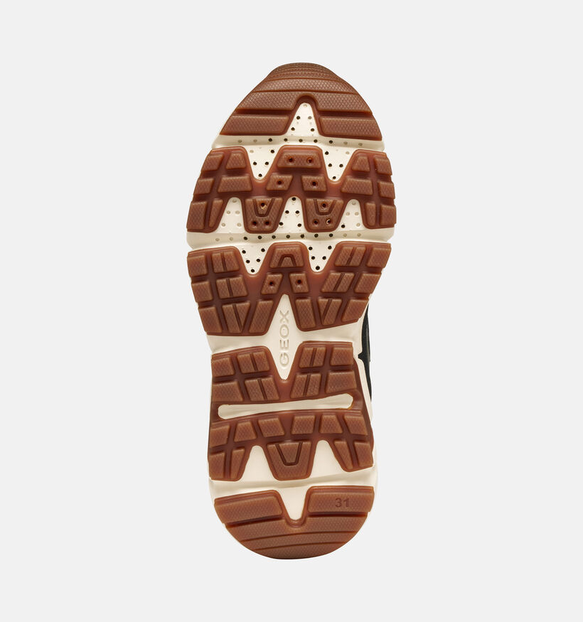 Geox Flexyper Baskets basses en Vert kaki pour gar&ccedil;ons (376240) - pour semelles orthop&eacute;diques