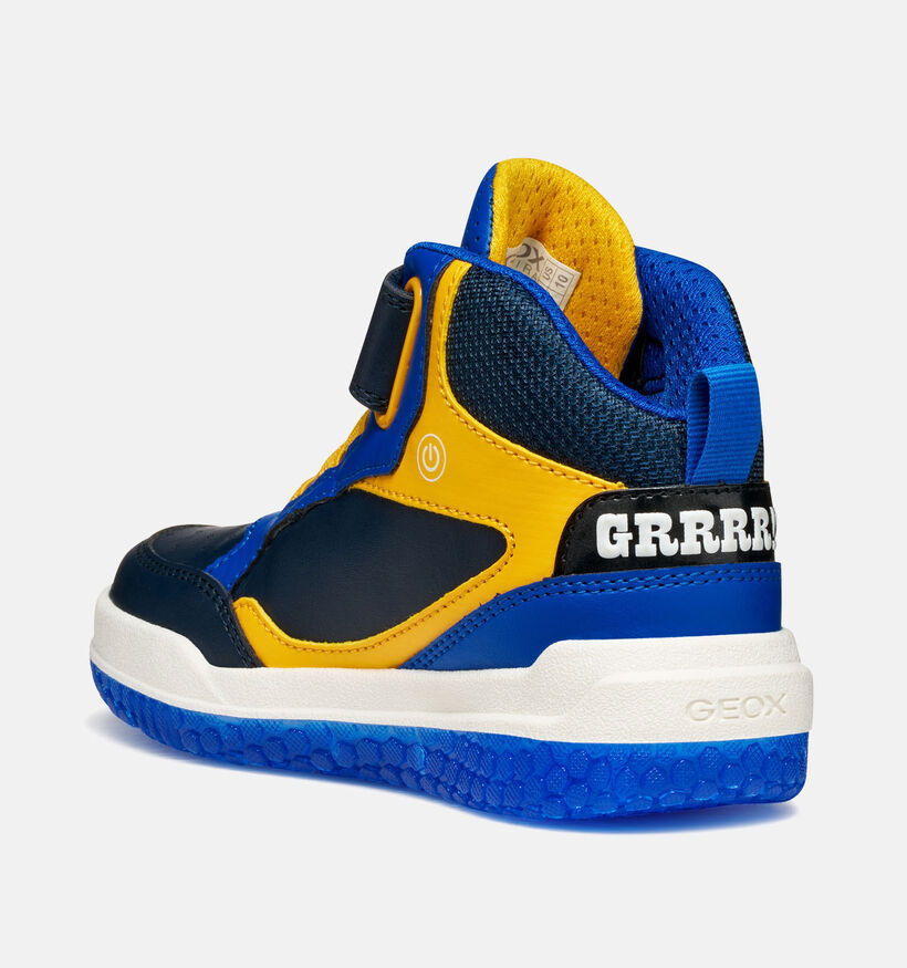 Geox Buzzerlight Blauwe Hoge Schoenen Geox Buzzerlight Blauwe Hoge Schoenen voor jongens (361952) - geschikt voor steunzolen