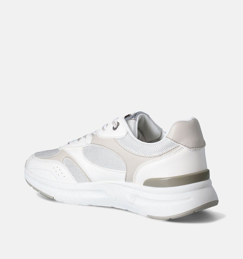 Mexx Roco Plump Veterschoenen Wit voor dames (353406) - geschikt voor steunzolen