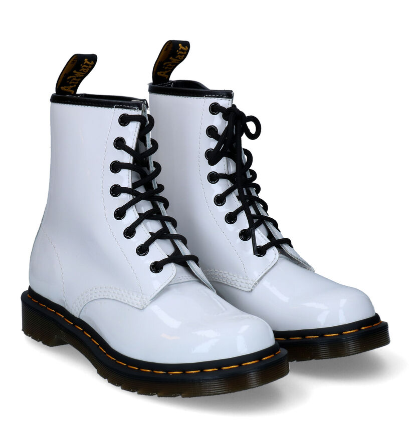 Dr. Martens 1460 Paarse Boots in lak (303591)