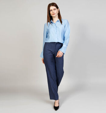 Vero Moda Pantalons Bleu
