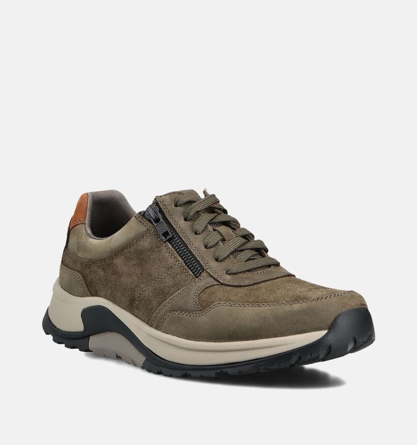 Pius Gabor Groene Lage Schoenen voor heren (363667) - geschikt voor steunzolen