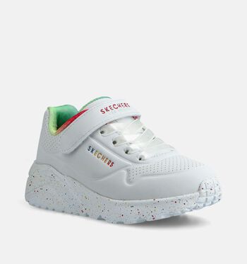 Skechers Memory Foam Low Baskets Blanc