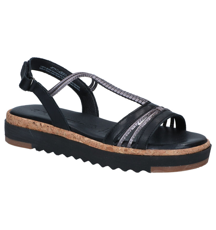 Tamaris Touch it Gouden Sandalen in leer (289522)