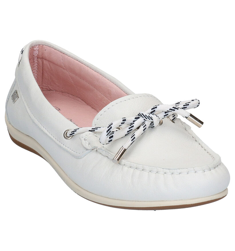 River Woods Mocassins en Blanc en cuir (271156)