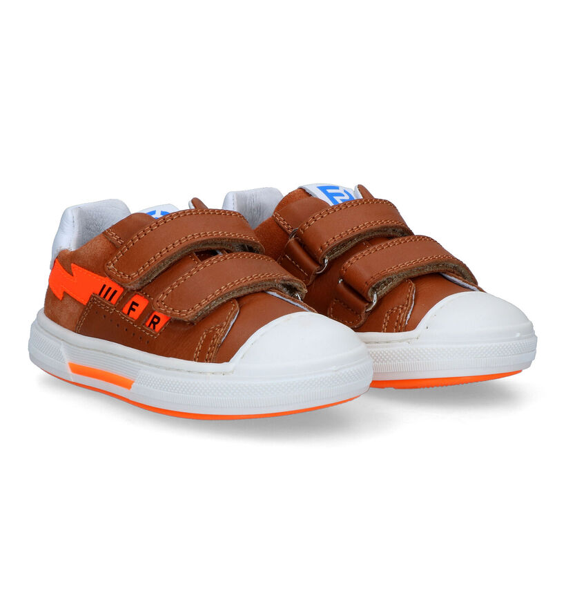 FR by Romagnoli Cognac Velcroschoenen voor jongens (324055)