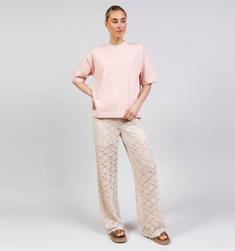 Desires Nia Sweat T-shirt en Rose pour femmes (370640)