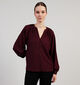 Vila Babera Blouse en Bordeaux pour femmes (365578)
