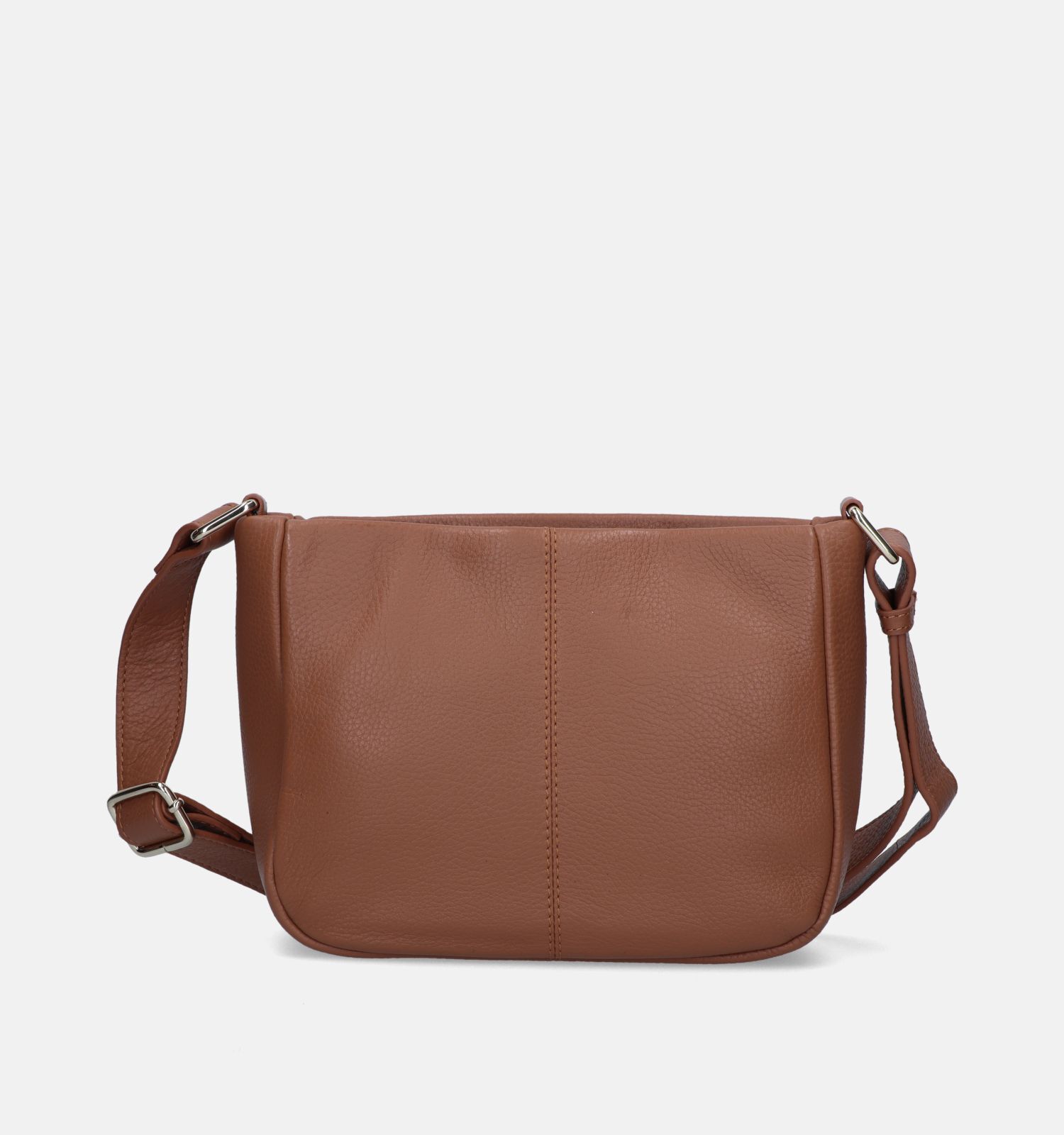 Crinkles Cognac Crossbody Tas Dames Crossbody tassen Online op
