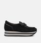Softwaves Chaussures à enfiler en Noir pour femmes (364906) - pour semelles orthopédiques