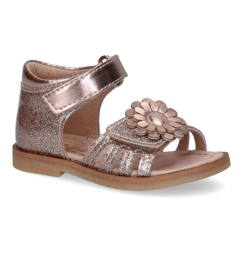 Lunella Goud Roze Sandalen in leer (323791)