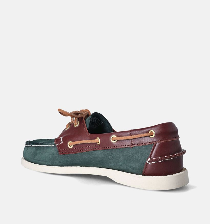 Sebago Dockside Portland Spinnaker Groene Bootschoenen voor heren (353754)