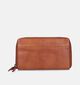 Label M Porte-monnaie zippé en Cognac pour femmes (358853)