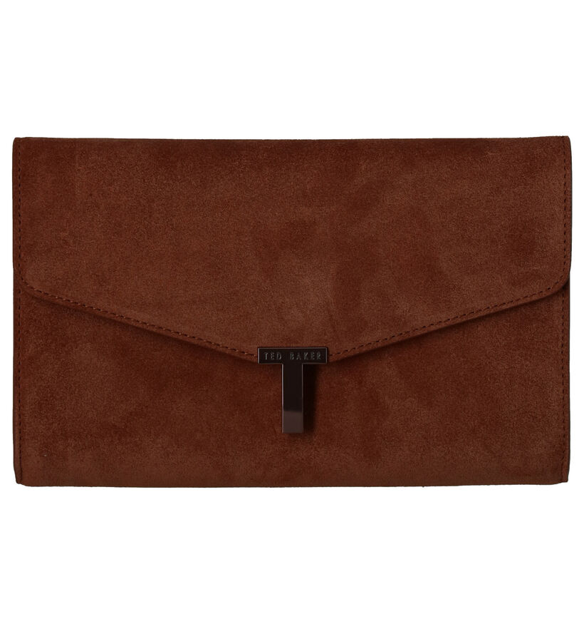 Ted Baker Jakiee Sac porté croisé en Cognac en daim (257652)