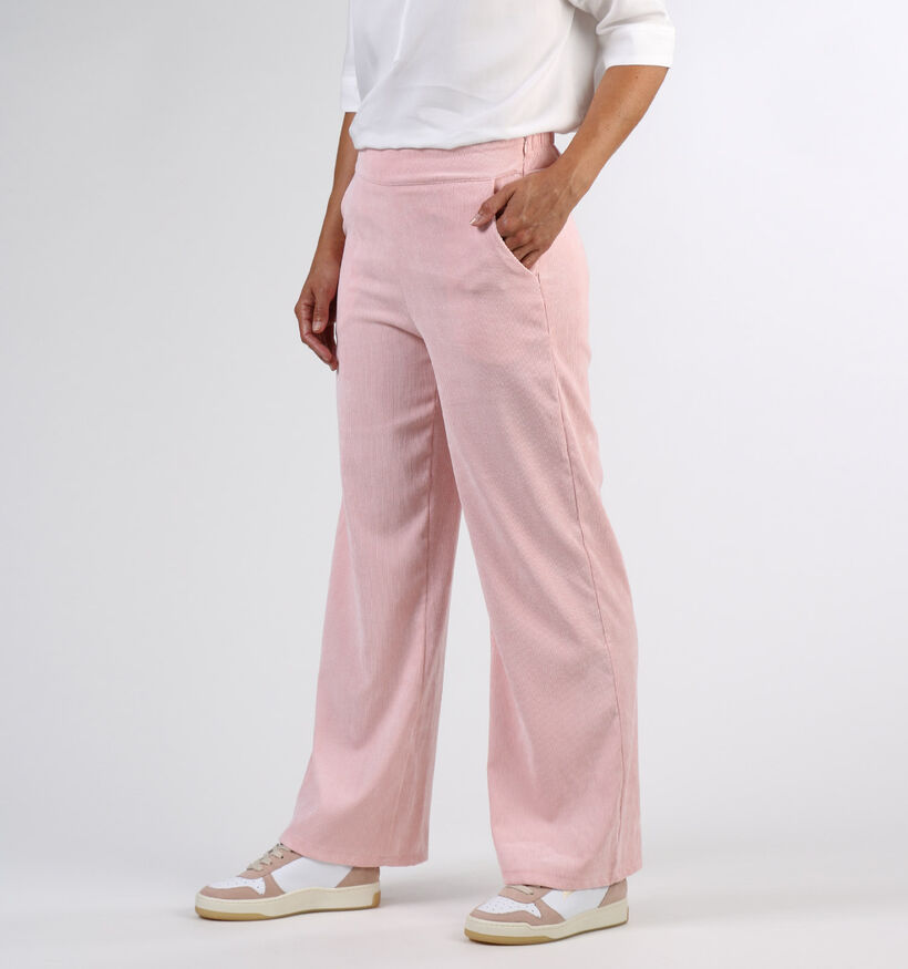Dolce C. Pantalon Classique en Rosé (303126)