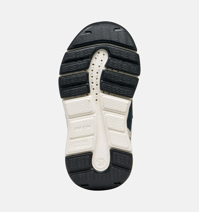 Geox Flexyper Baskets basses en Vert pour gar&ccedil;ons (376224) - pour semelles orthop&eacute;diques