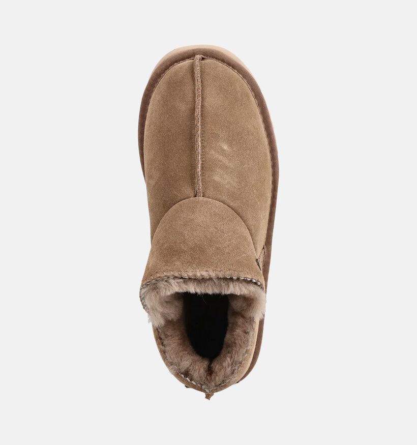Warmbat Pantoufles ferm&eacute;es en Marron pour femmes (379650)