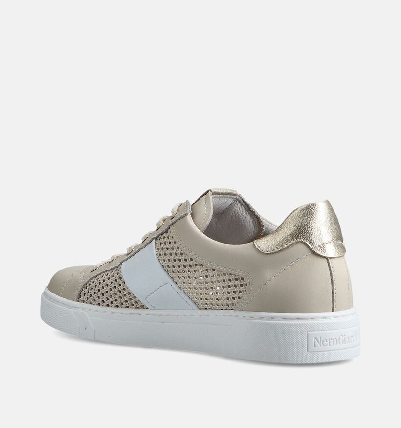 NeroGiardini Baskets en Beige pour femmes (369086) - pour semelles orthop&eacute;diques