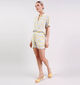 Pieces Barri Gele Short met Bloemenprint voor dames (369211)
