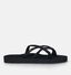 Teva Olowahu Zwart Teenslippers in stof (321766)