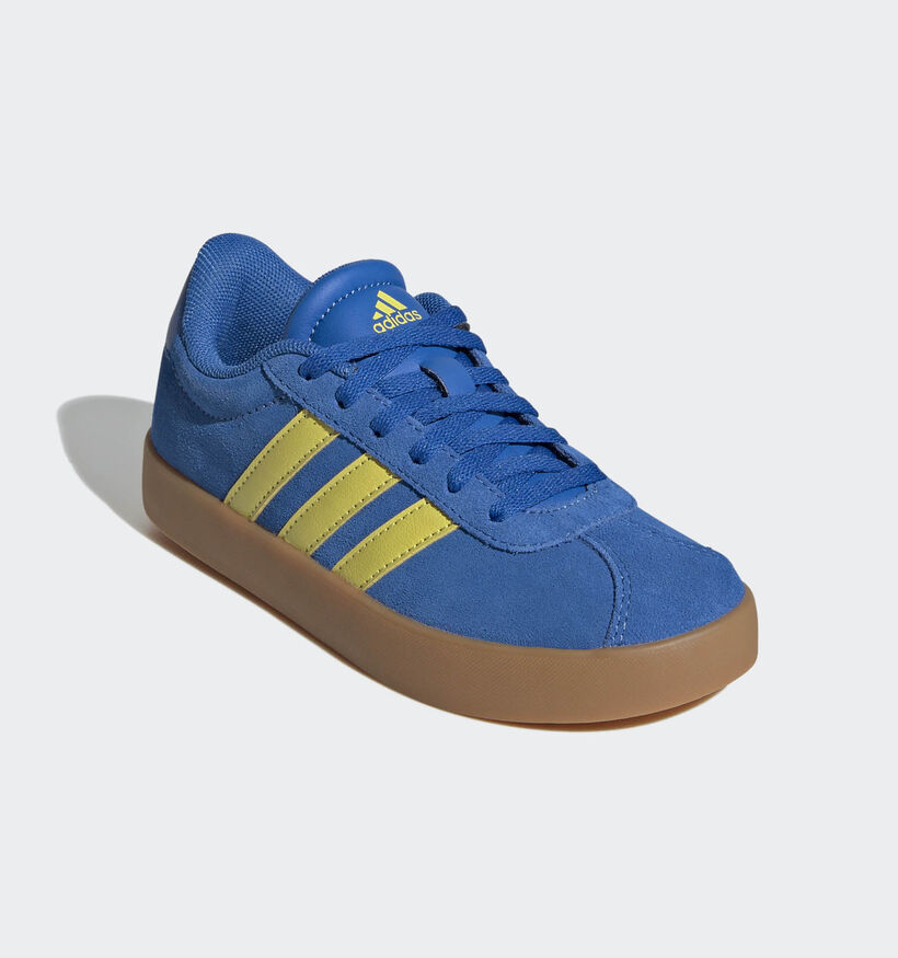 adidas VL Court 3.0 Gele Sneakers voor jongens, meisjes (350160)
