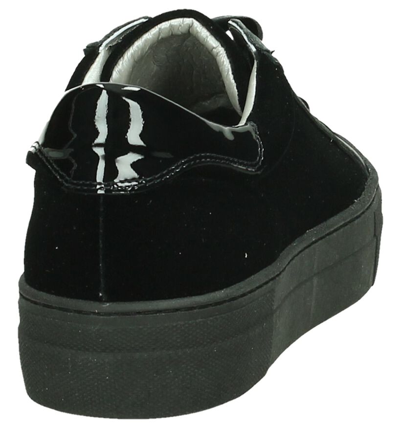 Hip Zwarte Velours Sneakers, , pdp
