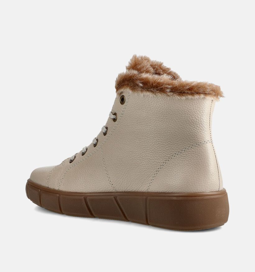 Remonte Baskets montantes en Beige pour femmes (363568) - pour semelles orthopédiques