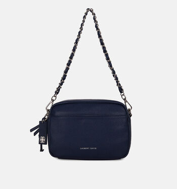 Laurent David Schoudertassen Oranje/Cognac/Blauw