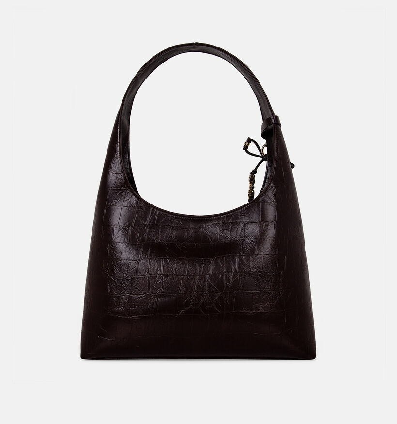 Laurent David Donkerbruine Schoudertas voor dames (381470)