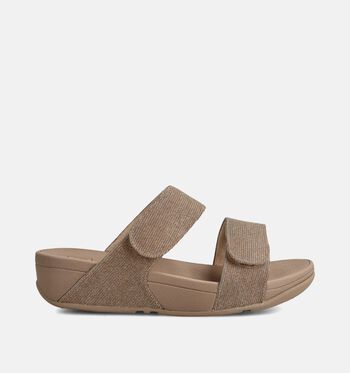 FitFlop Lulu Slippers Zwart/Beige