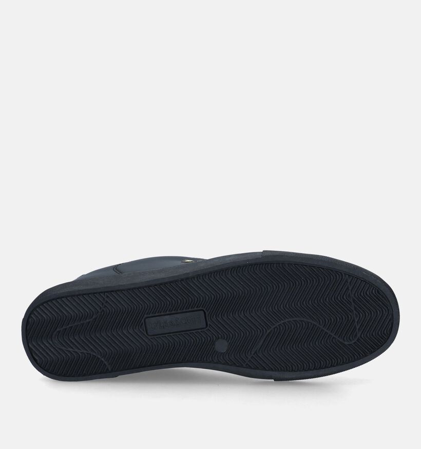 Lyle & Scott Whitburn Zwarte Sneakers voor heren (340470) - geschikt voor steunzolen