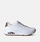 Skechers Uno Shimmer Away Witte Sneakers voor dames (353636)