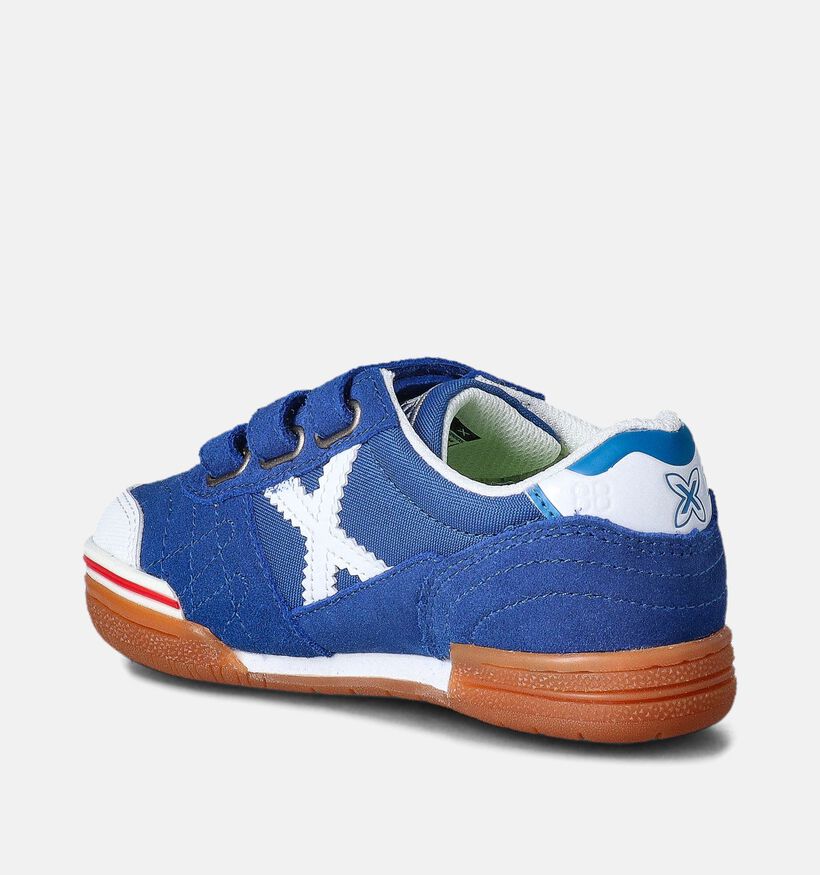 Munich Gresca Blauwe Velcroschoenen voor jongens (361891) - geschikt voor steunzolen